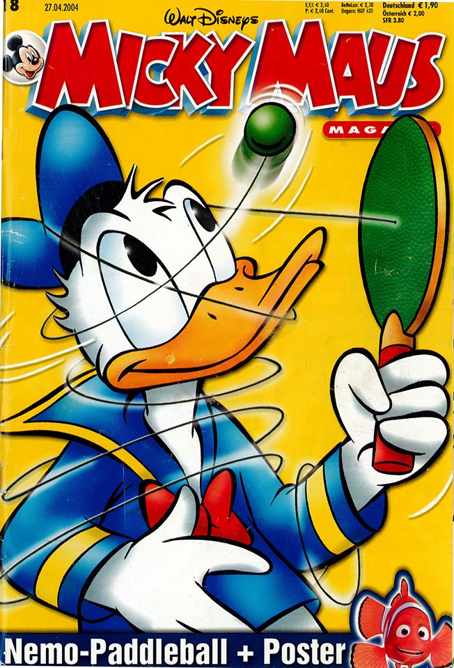 ERKA Pfahl in der Micky Maus Ausgabe von 2004